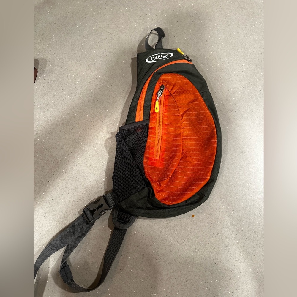 Mini sling backpack